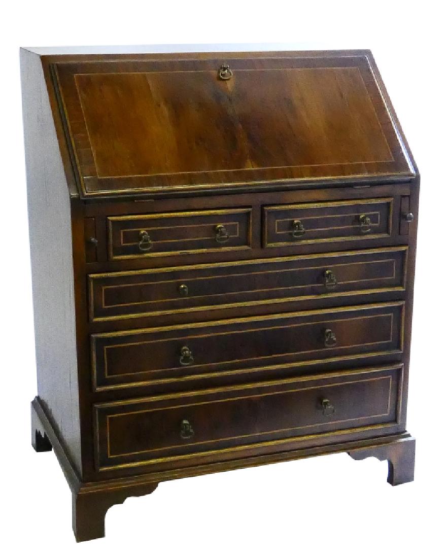 ANTIQUE SALESMAN SAMPLE MINIATURE SECRETARY DESK (1 of 8)