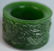 4 18th/19th C CHINESE CARVED JADE ARCHER'S RINGS - 4