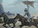 FRED CLEVELAND NAVAJO HORSE ROUNDUP LARGE OIL - 3