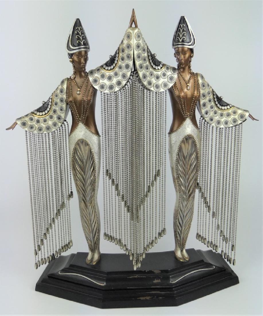 ERTE "LES BIJOUX DE PERLES" BRONZE SCULPTURE (1 of 7)