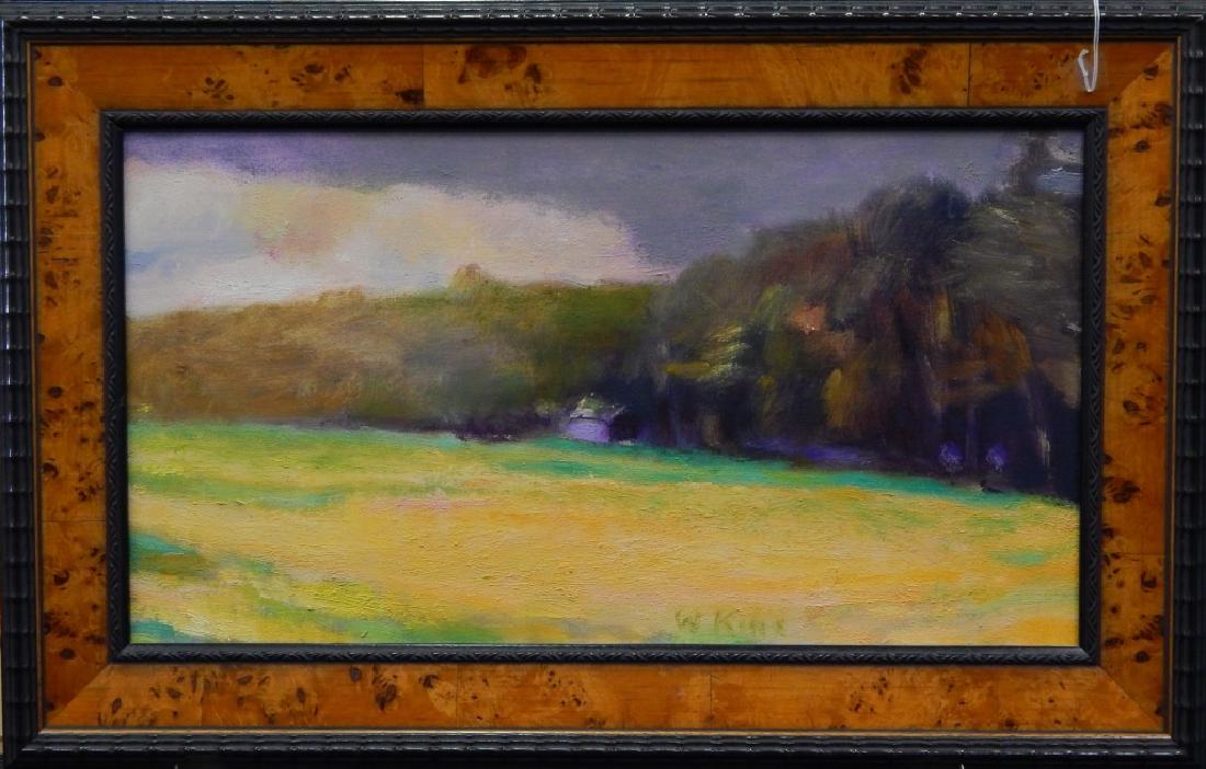 WOLF KAHN (b1927) "HOUSE ALONE" 1992 OIL ON CANVAS (1 of 8)