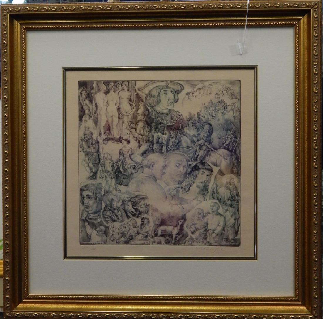 VLADIMIR SZABO (HUNGARIAN 1905-1991) ETCHING (1 of 6)