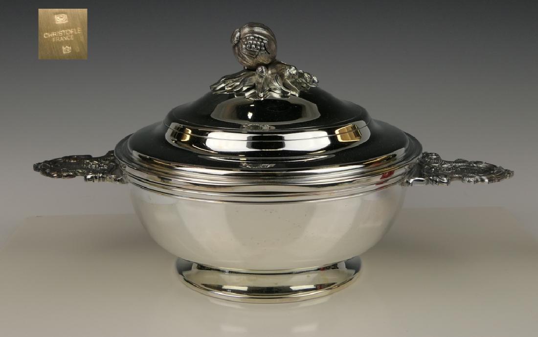 CHRISTOFLE FRANCE SILVERPLATE COVERED TUREEN (1 of 7)