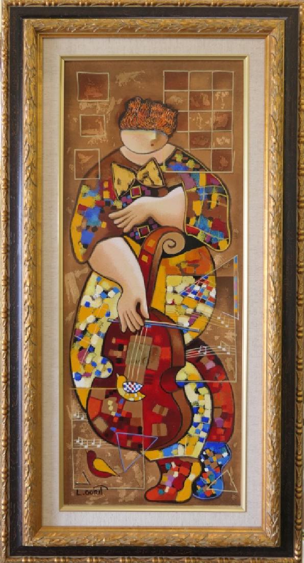 DORIT LEVI (ISRAEL, b1952) "QUIET MELODY" OIL WORK (1 of 6)