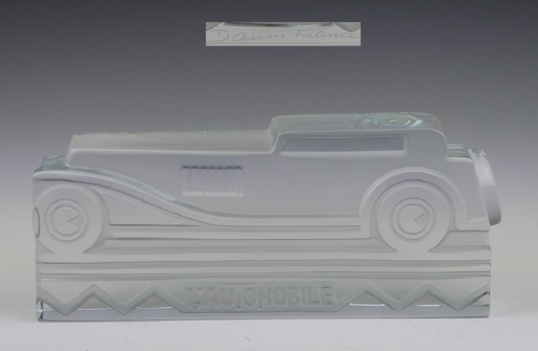 DAUM "L'AUTOMOBILE" RELIEF SERIES CRYSTAL CAR (1 of 9)