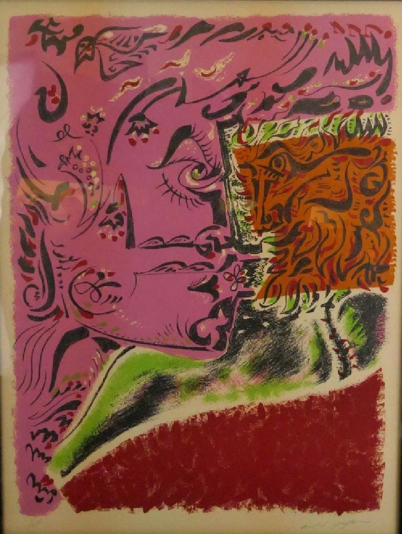ANDRE MASSON (FRENCH, 1896-1987) SIGNED LITHOGRAPH (1 of 6)