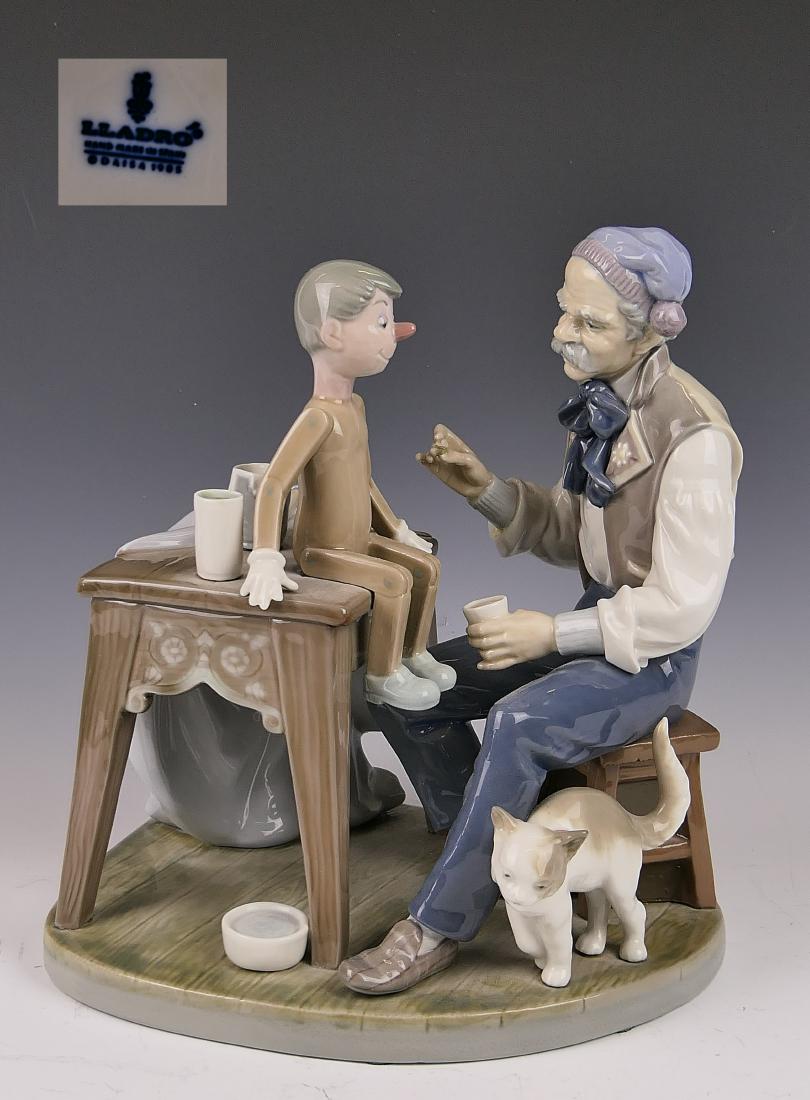 LLADRO RARE GEPETTO & PINOCCHIO #5396 RETIRED (1 of 7)