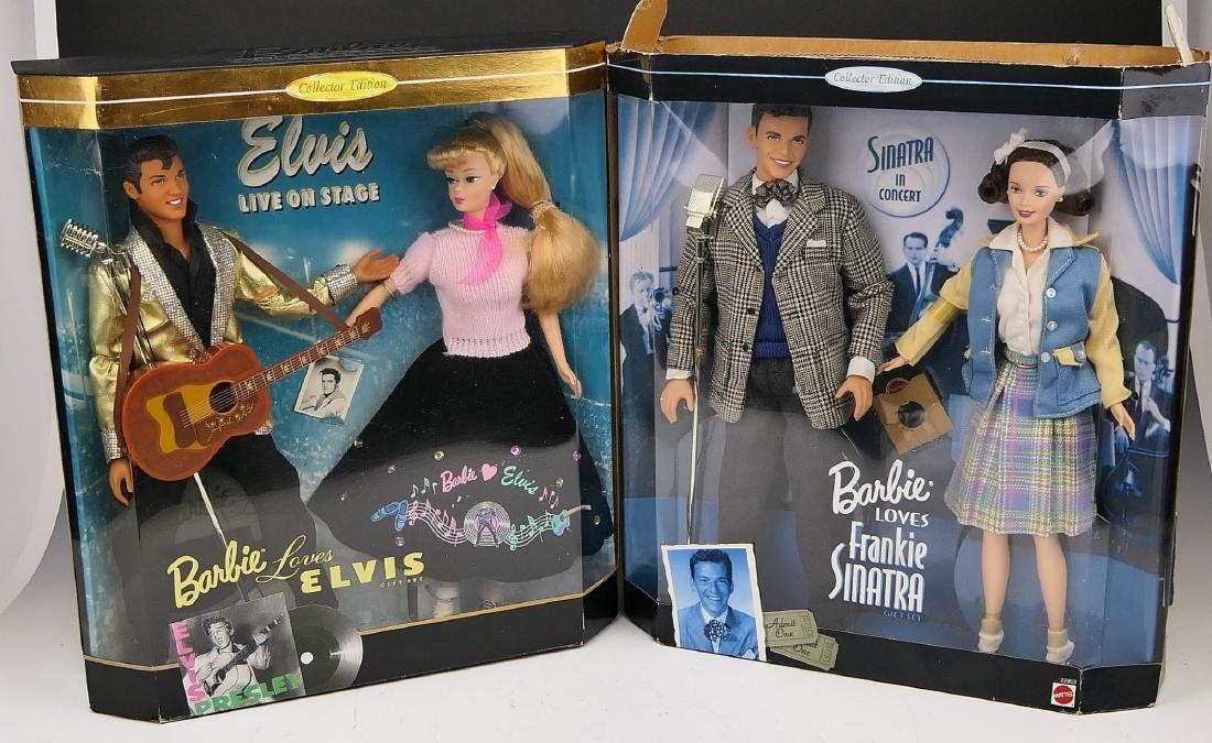 NIB BARBIE COLLECIBLES SINATRA & ELVIS GIFT SETS (1 of 7)