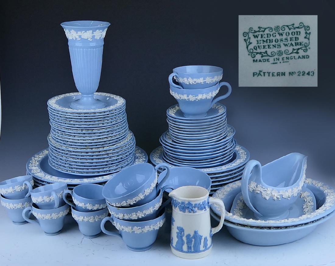 76pc WEDGWOOD BLUE QUEENSWARE DINNERWARE ITEMS Jun 23, 2018 ELITE