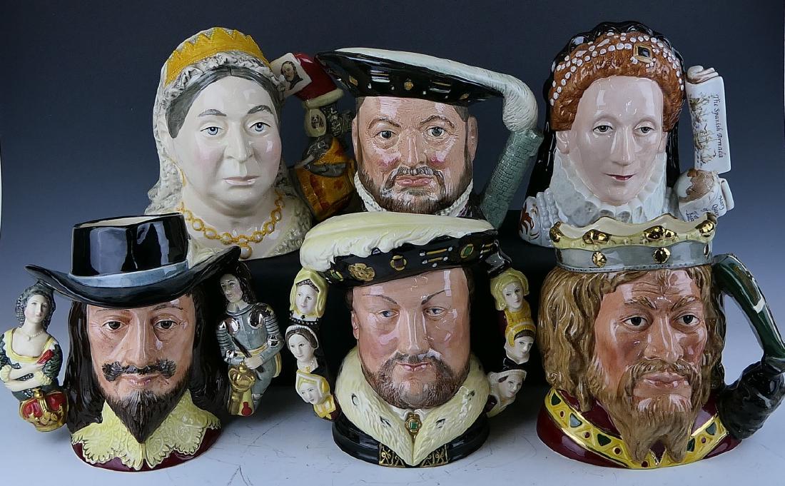 (6) ROYAL DOULTON PORCELAIN CHARACTER JUGS (1 of 9)