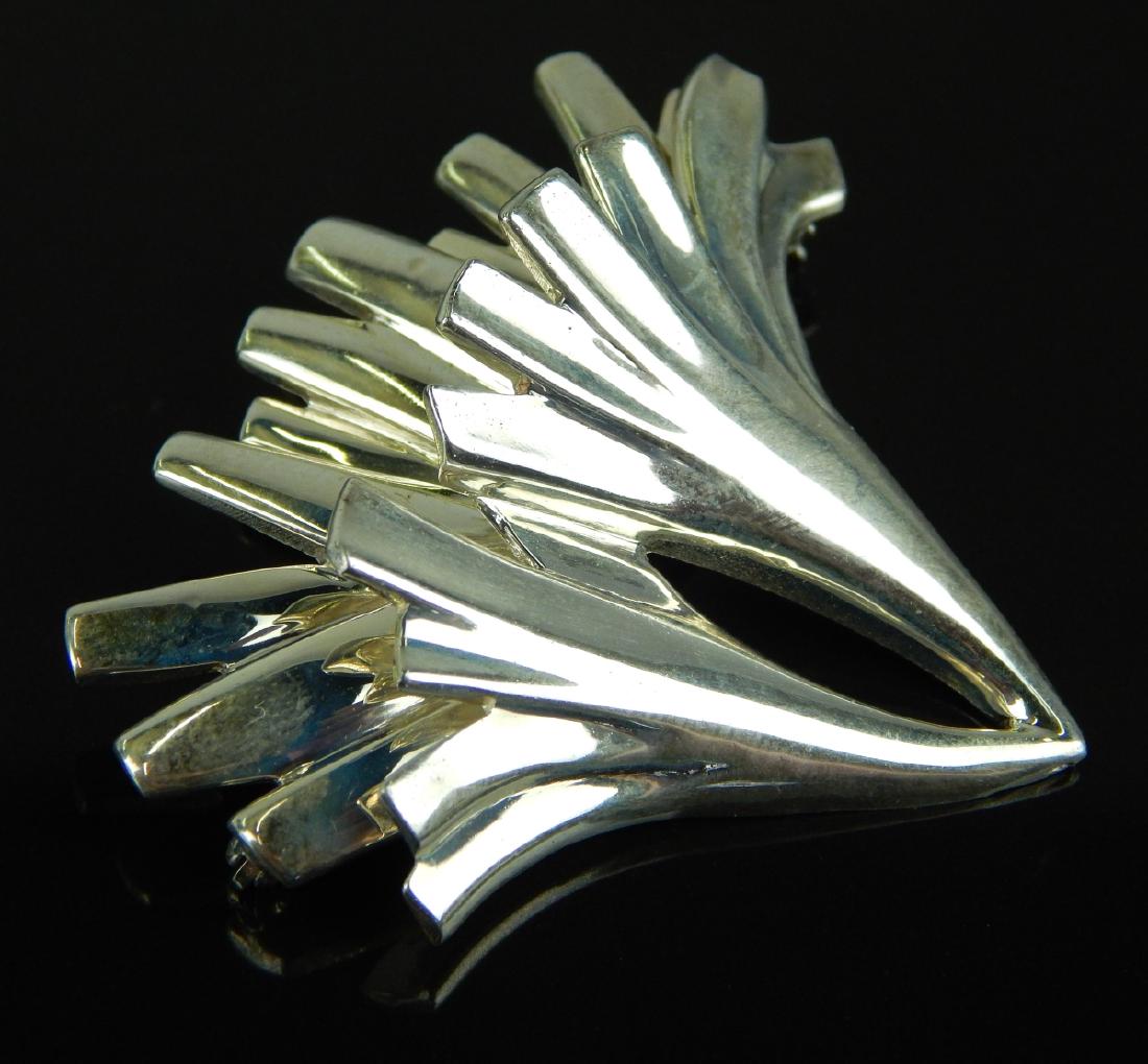 1986 TIFFANY & CO STERLING "SEA ANEMONE" BROOCH (1 of 3)