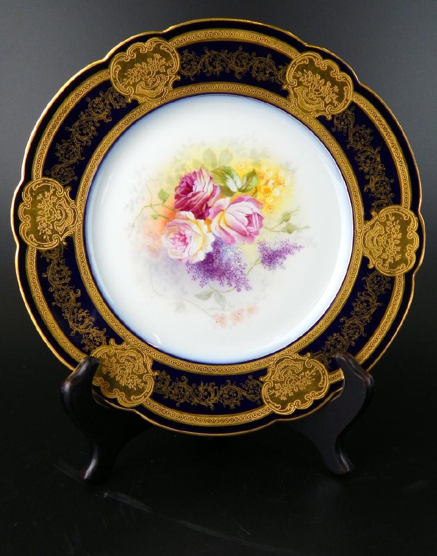 LOVELY 19TH CENTURY HAND PAINTED LIMOGES PLATE (1 of 6)