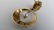 Pr 14K YG SAPPHIRE PEARL ENAMEL CRESCENT EARRINGS - 5