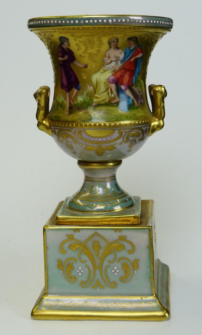 VINTAGE FINE ROYAL VIENNA SIGNED MINIATURE VASE (1 of 6)