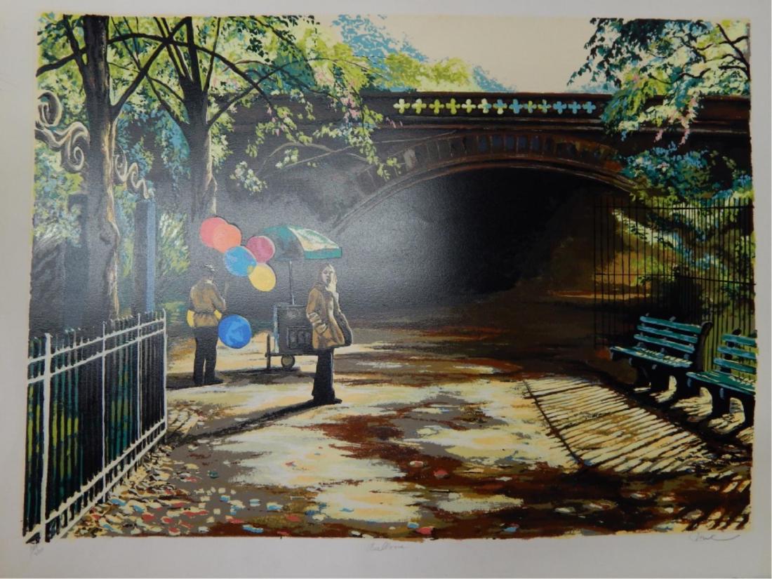 HARRY McCORMICK (AMERICAN b1942) "BALLOONS" SILKSC (1 of 5)