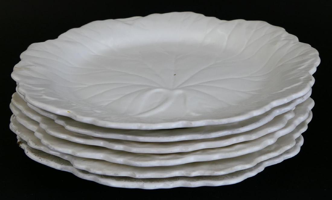 6 WEDGWOOD CABBAGE LEAF SALAD / DESSERT PLATES (1 of 3)