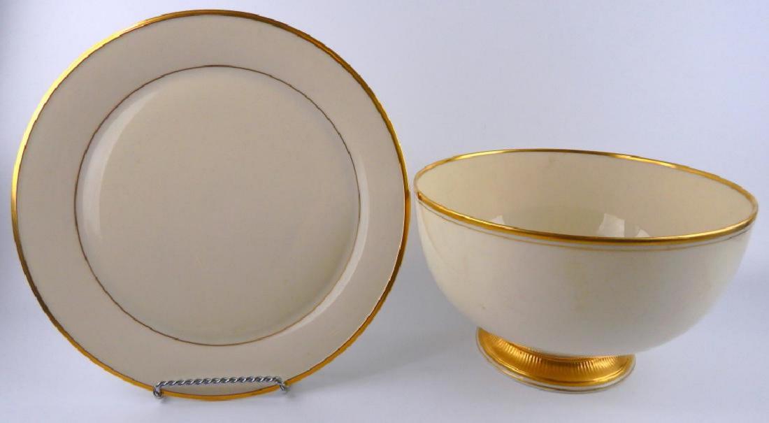2 LENOX PORCELAIN TABLEWARE ITEMS BOWL & CHARGER (1 of 10)