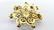 VINTAGE 14K YG GARNET SEED PEARL BROOCH PENDANT - 4