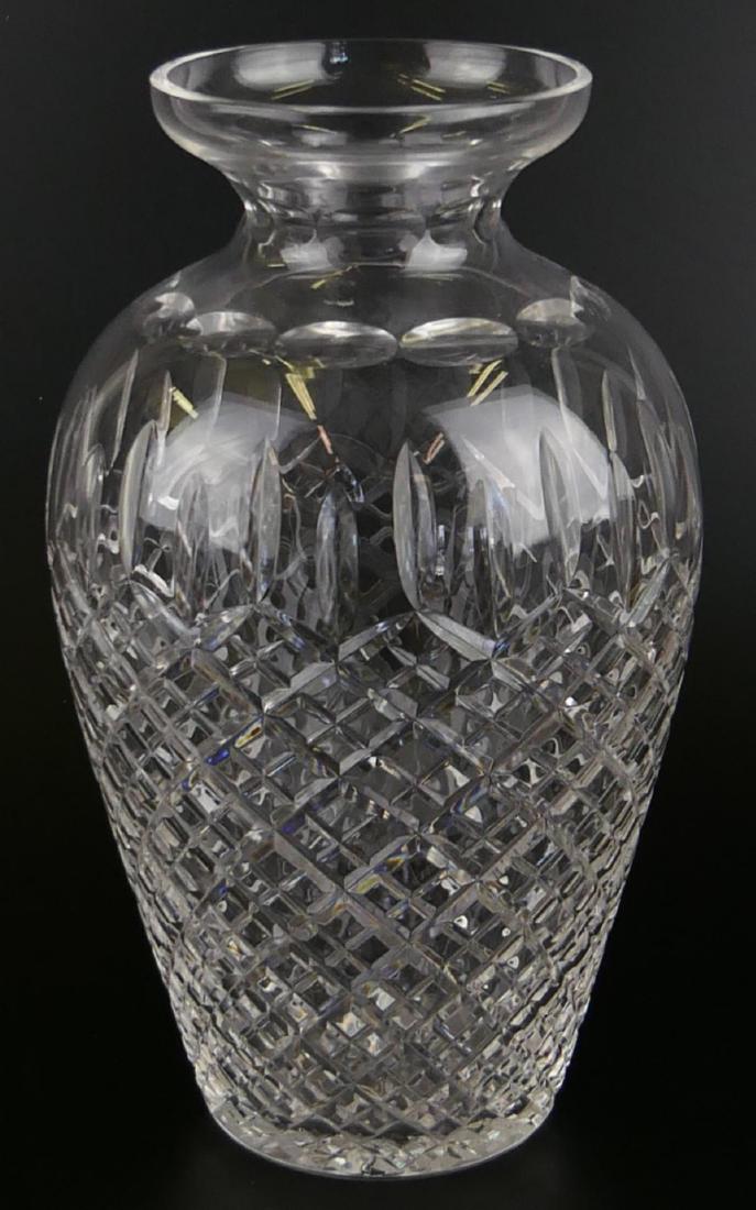 STUART ENGLISH CUT CRYSTAL 10.75" VASE (1 of 8)