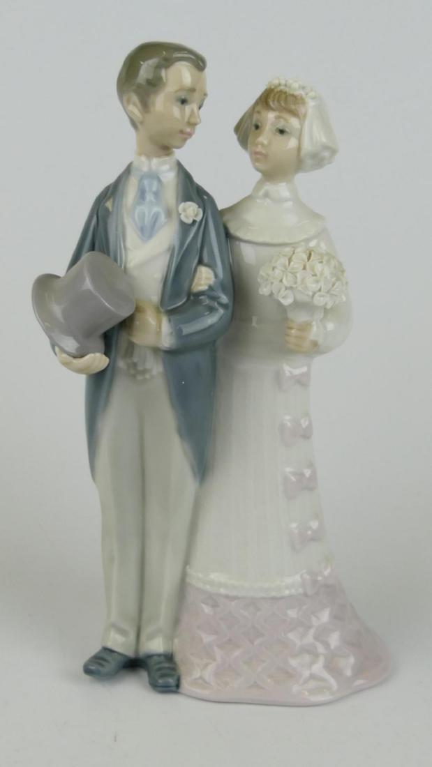 LLADRO 4808 WEDDING CAKE TOPPER FIGURINE