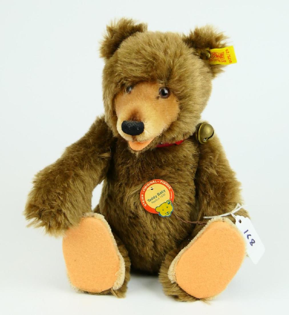 VTG STEIFF REPLICA TEDDY BEAR STUFFED PLUSH DOLL (1 of 5)