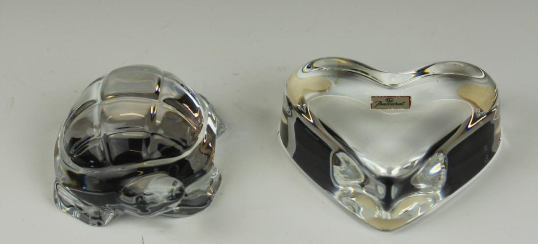 (2) BACCARAT FRENCH CRYSTAL PAPERWEIGHTS (1 of 4)