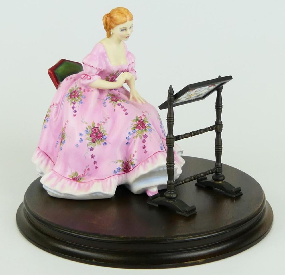 ROYAL DOULTON "THE GENTLE ARTS"  FIGURE ON BASE (1 of 5)