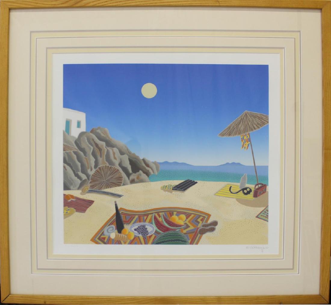 THOMAS MCKNIGHT (USA b1941) COASTAL SERIGRAPH (1 of 3)