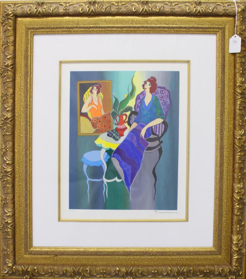 ITZCHAK TARKAY "SILHOUETTE"  SIGNED SERIGRAPH (1 of 1)