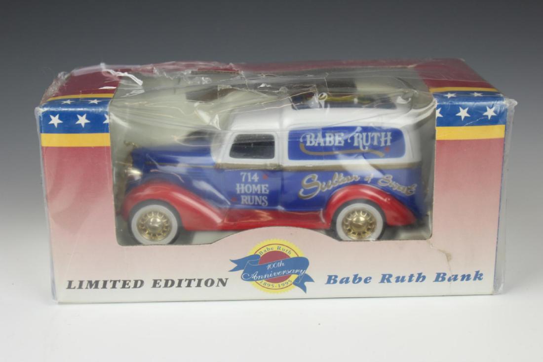 LIMITED EDITION BABE RUTH DIE CAST CAR BANK (1 of 1)