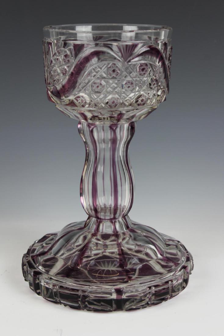 RARE AMETHYST WATERFORD CENTERPIECE BASE (1 of 4)