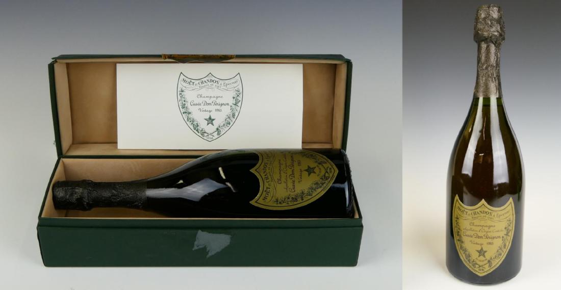 1983 MOET ET CHANDON DOM PERIGNON w BOX (1 of 5)
