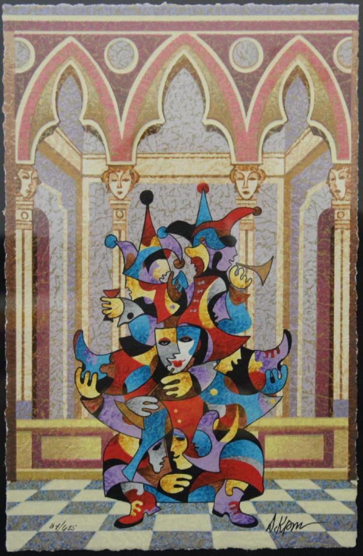 ANATOL KRASNYANSKY SERIGRAPH OF MUSICIANS (1 of 4)