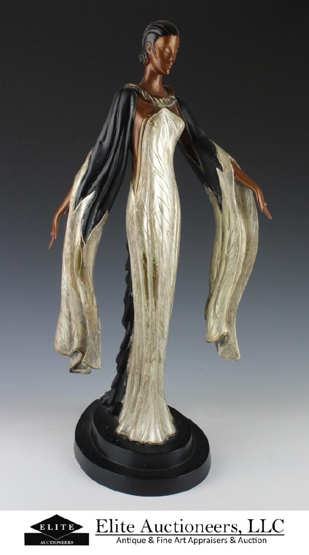 ERTE (FRENCH 1892-1990) "FIRE LEAVES" BRONZE (1 of 8)