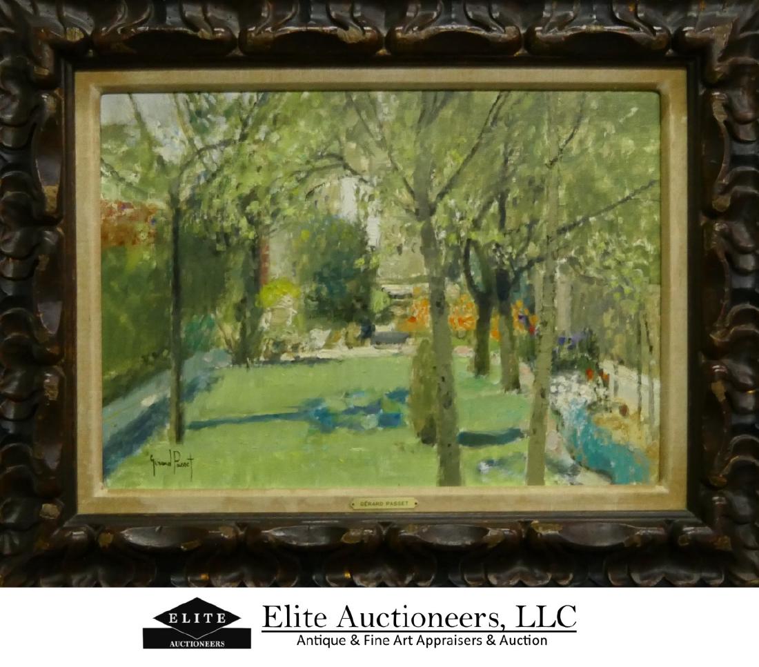 GERARD PASSET (FRENCH b1936) OIL WORK ON CANVAS (1 of 6)