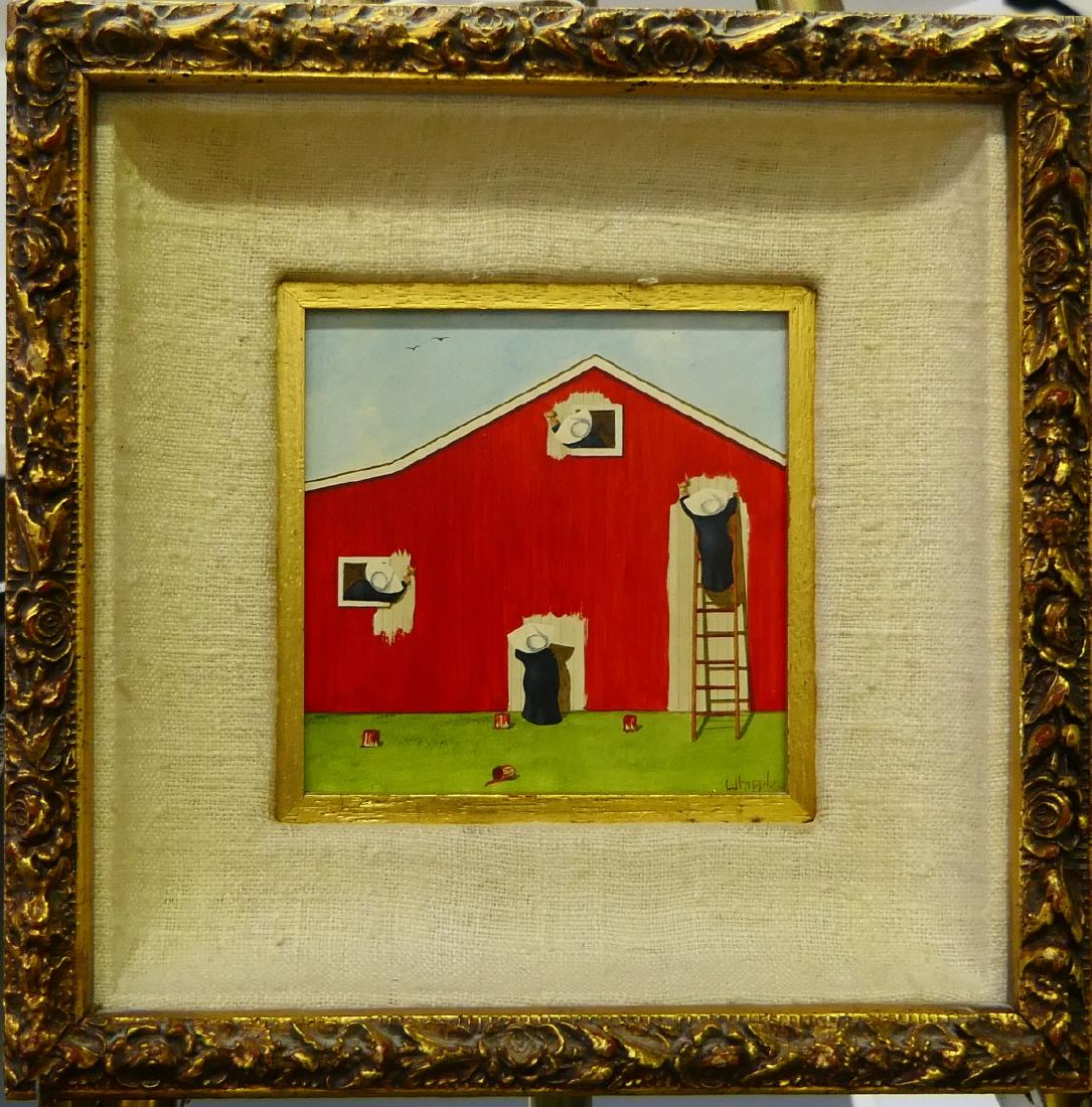 FRANK WHIPPLE (1923-2016) OIL PAINTING ON BOARD (1 of 4)