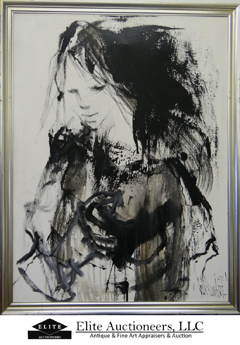 GINO HOLLANDER (1924-2015) OIL PAINTING ON CANVAS (1 of 5)