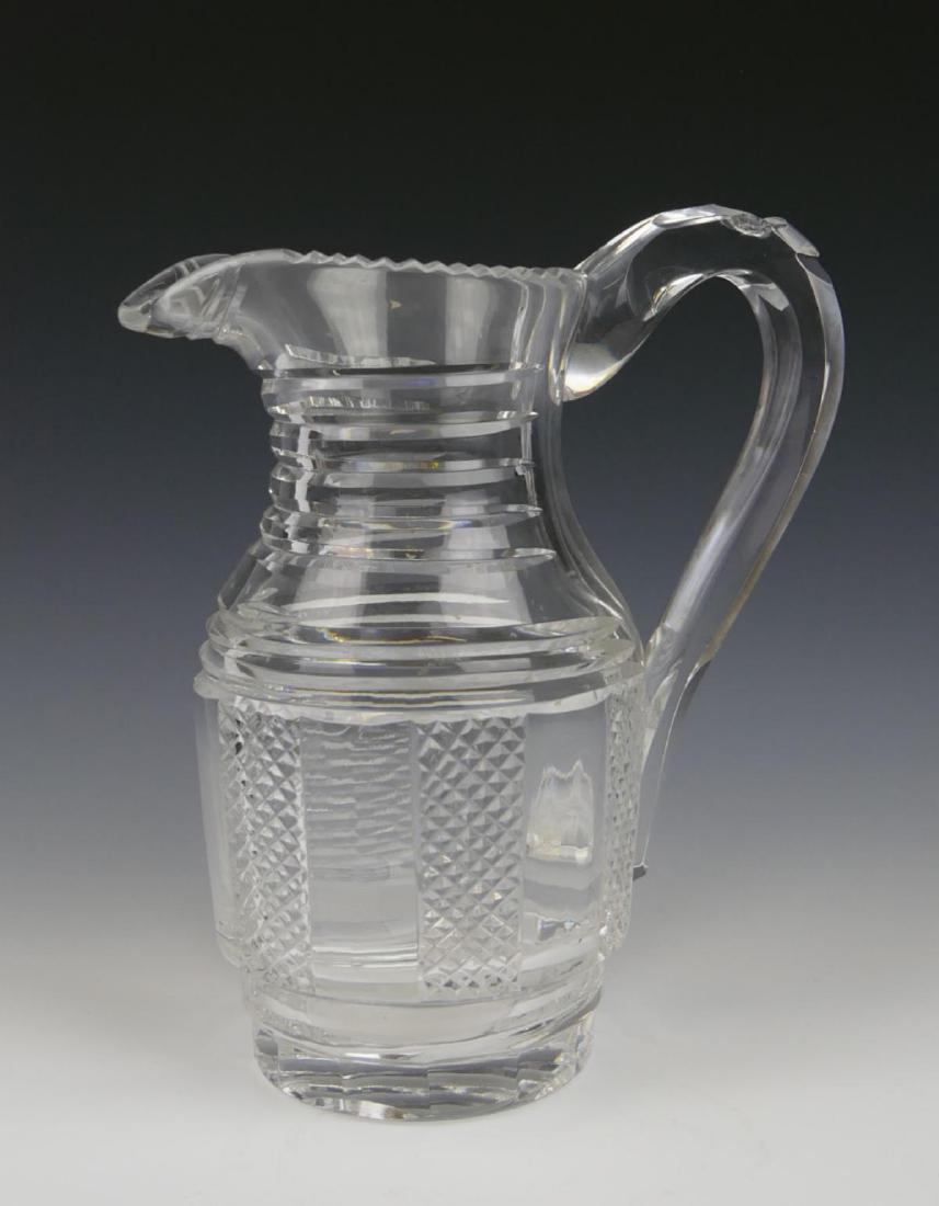 WATERFORD HIBERNIA  CRYSTAL LARGE  PITCHER (1 of 6)