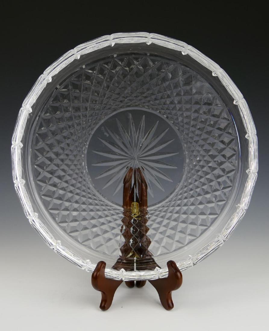WATERFORD LARGE CRYSTAL PLATTER / CAKE PLATE (1 of 5)