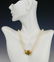 LADIES 14K YG WHITE PEARL EMERALD BEADED NECKLACE