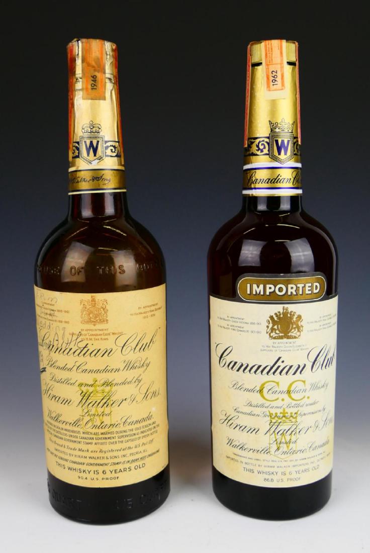 1946 & 1962 HIRAM WALKER & SONS CANADIAN WHISKEY (1 of 5)