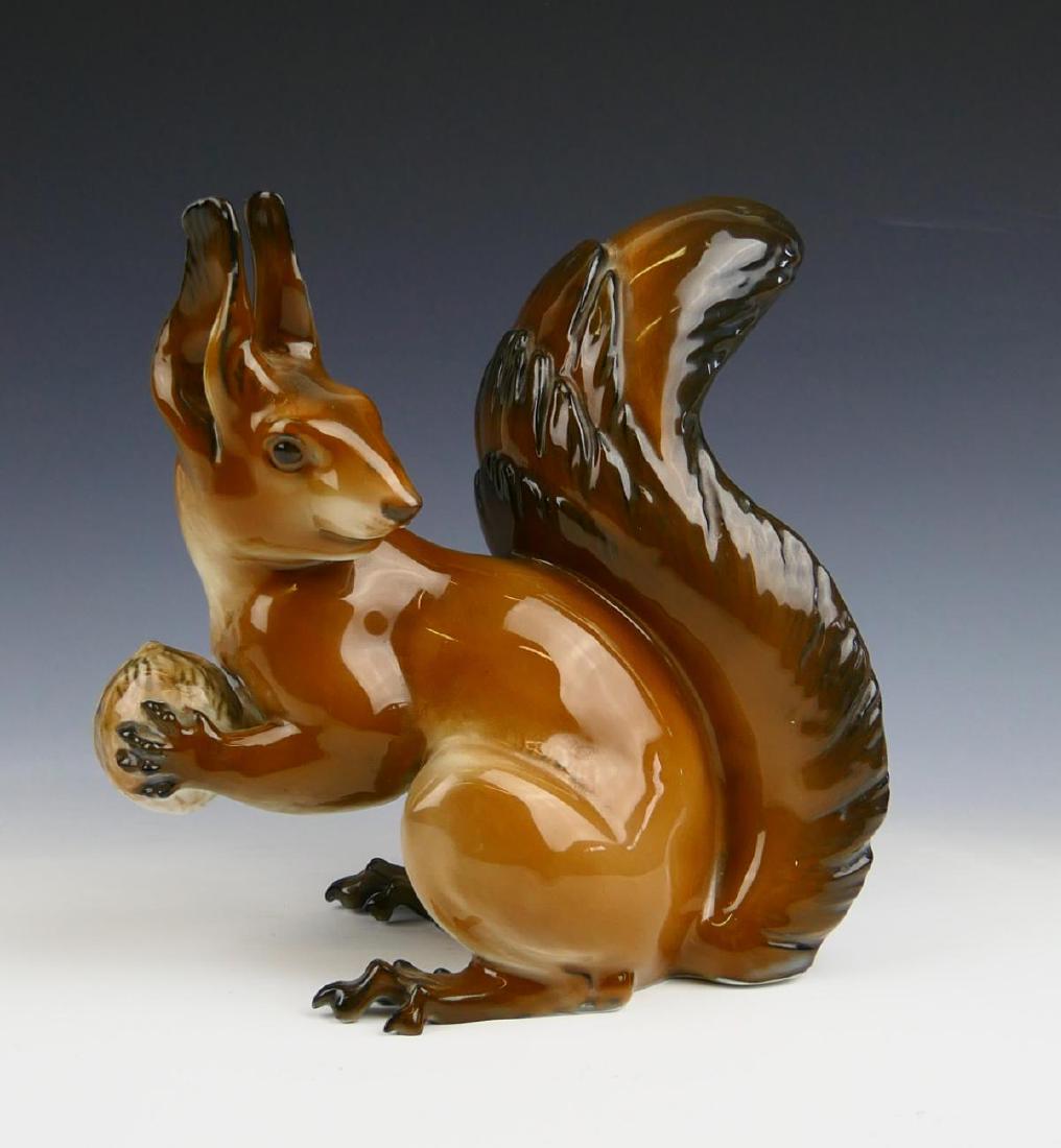 ROSENTHAL KARNER PORCELAIN SQUIRREL SCULPTURE (1 of 4)