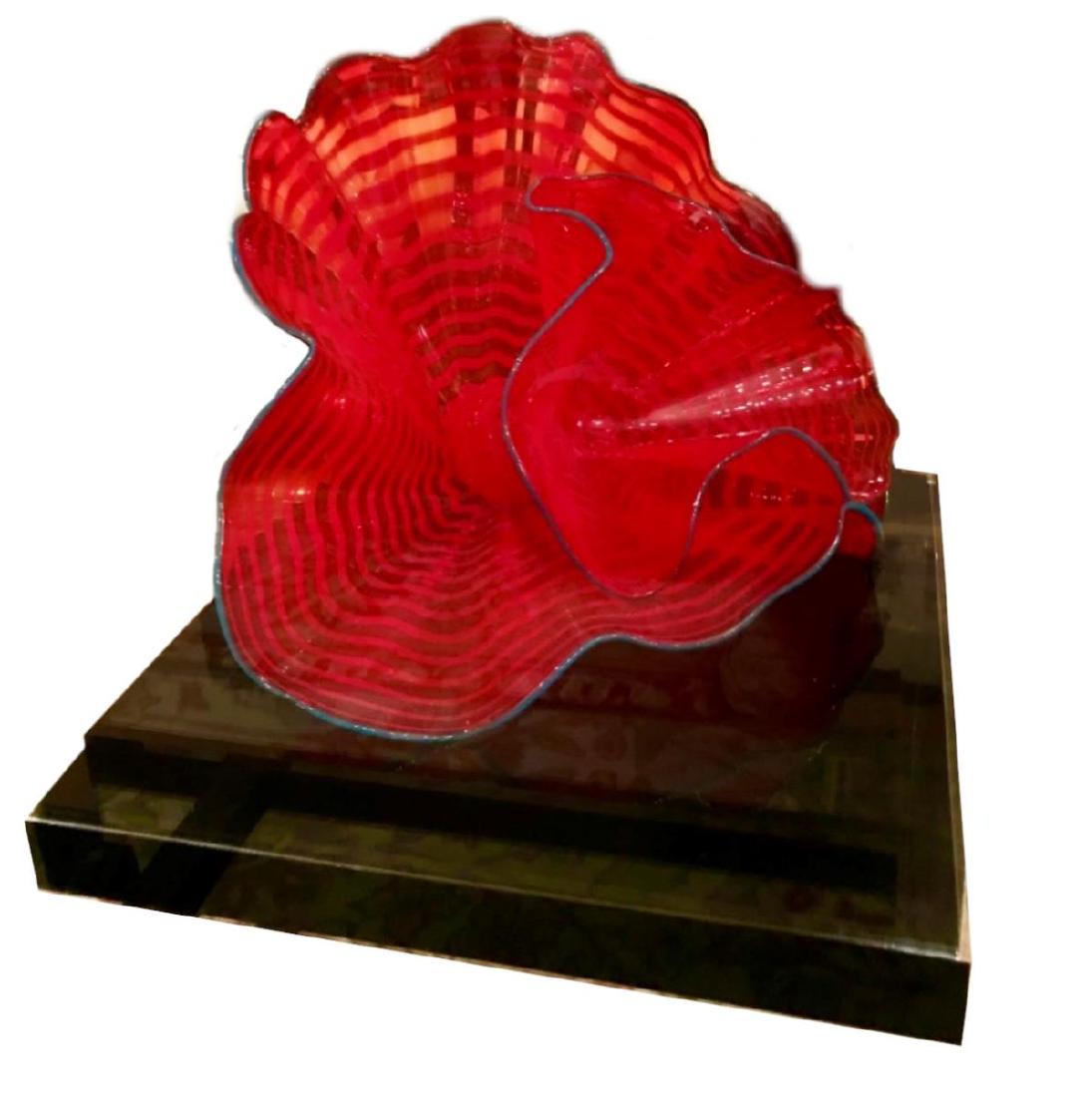 DALE CHILHULY 2004 "TANGO RED PERSIAN" SCULPTURE (1 of 6)