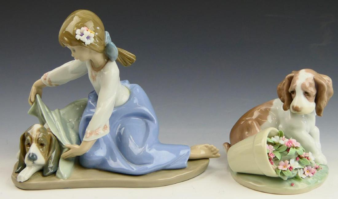 2 LLADRO PORCELAIN FIGURINES (1 of 5)