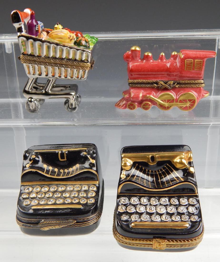 4pc LIMOGES PORCELAIN TRINKET BOXES (1 of 1)