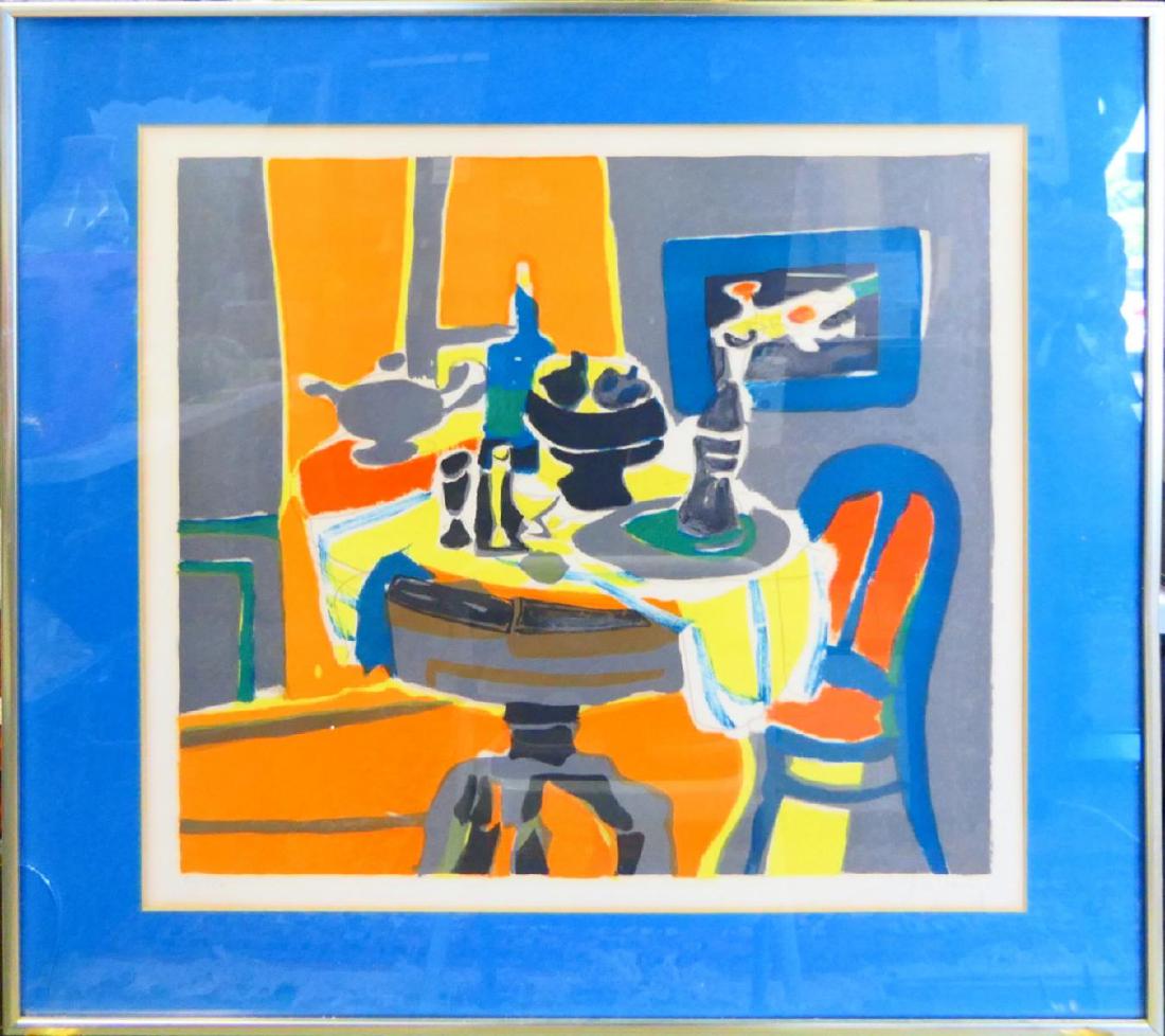 MARCEL MOULY STILL LIFE COLOR LITHOGRAPH 93/260 (1 of 4)