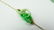 14K CHINESE GREEN & WHITE JADEITE PLAQUE NECKLACE - 6