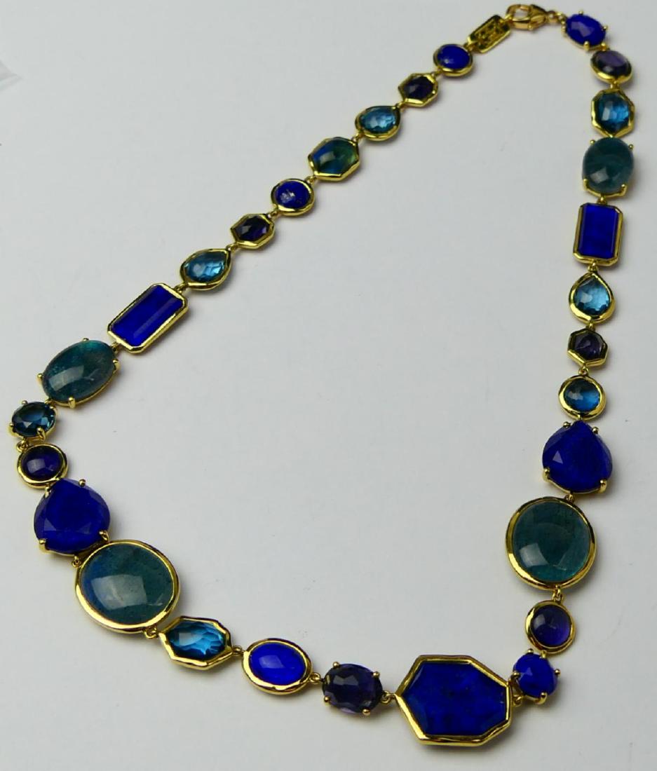 IPOLLITA 18K YG MULTI GEMSTONE BEADED NECKLACE (1 of 5)