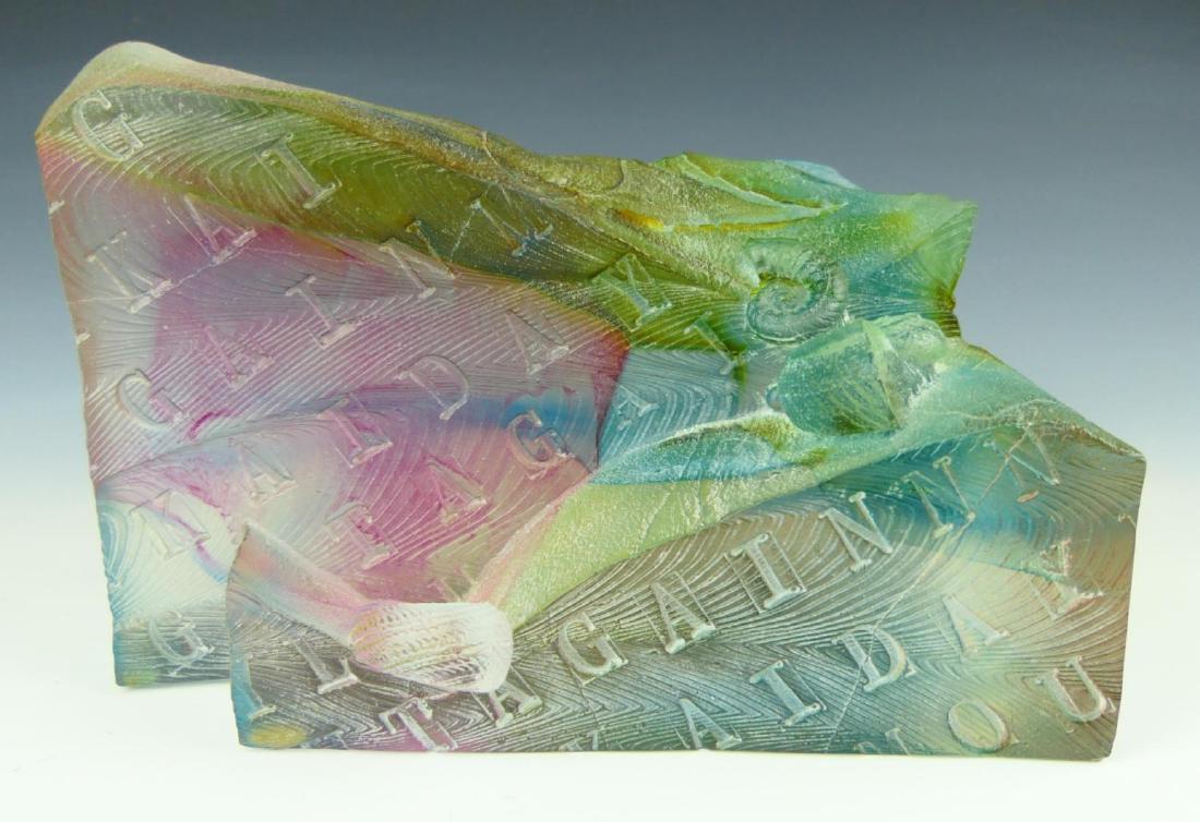 BRENT YOUNG (USA b1946) GLASS SEA BED SCULPTURE (1 of 5)