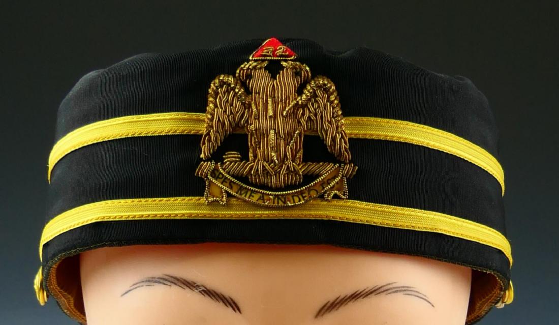 32nd DEGREE SCOTTISH RITE FREEMASON MASONIC HAT (1 of 5)